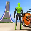 Superhero Bike Stunt GT Racing - Mega Ramp Games icono