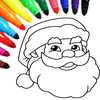 Navidad colorear icono