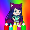 Colorear para Gacha Life icono