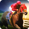 Carrera de caballos 3D icono