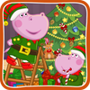 Santa Hippo: Víspera Navidad icono