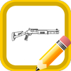 How to draw weapon icono