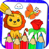 Drawing and Coloring Book Game icono