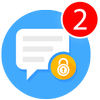 Privacy Messenger-Texto protegido,SMS, Call Screen icono