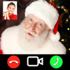 Talk with Santa Claus on video call (prank) icono