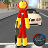 Iron Stickman Rope Hero Gangstar Crime icono