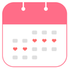 Calendario Menstrual & Calculadora de ovulación icono