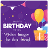 Birthday Wishes Images For Best Friend icono