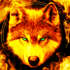 Fire Wallpaper and Keyboard - Lone Wolf icono