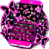 Neon Butterflies Keyboard icono