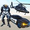 Flying Grand Police Car Transform Robot Games icono